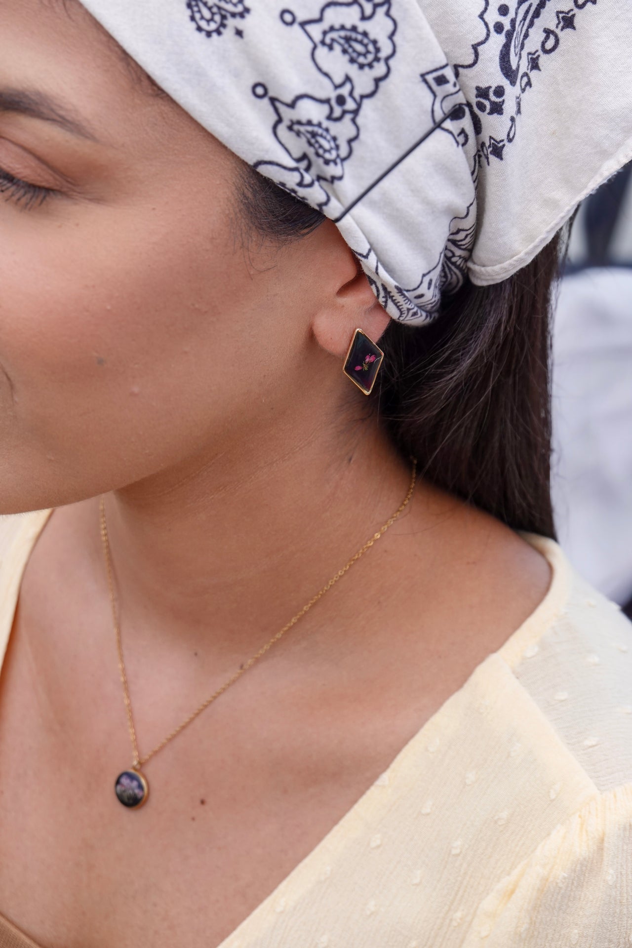 Mini Adeline Heather Studs
