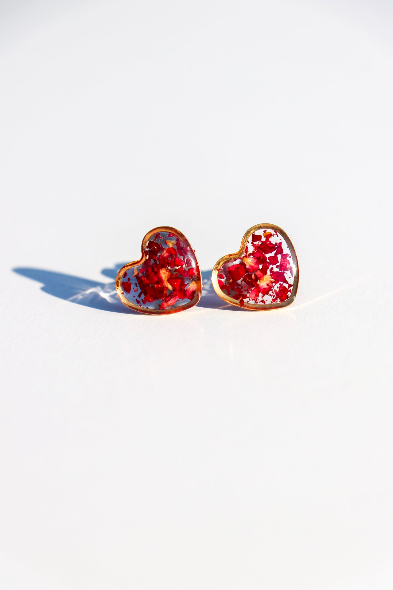 Cora Rose Heart Studs