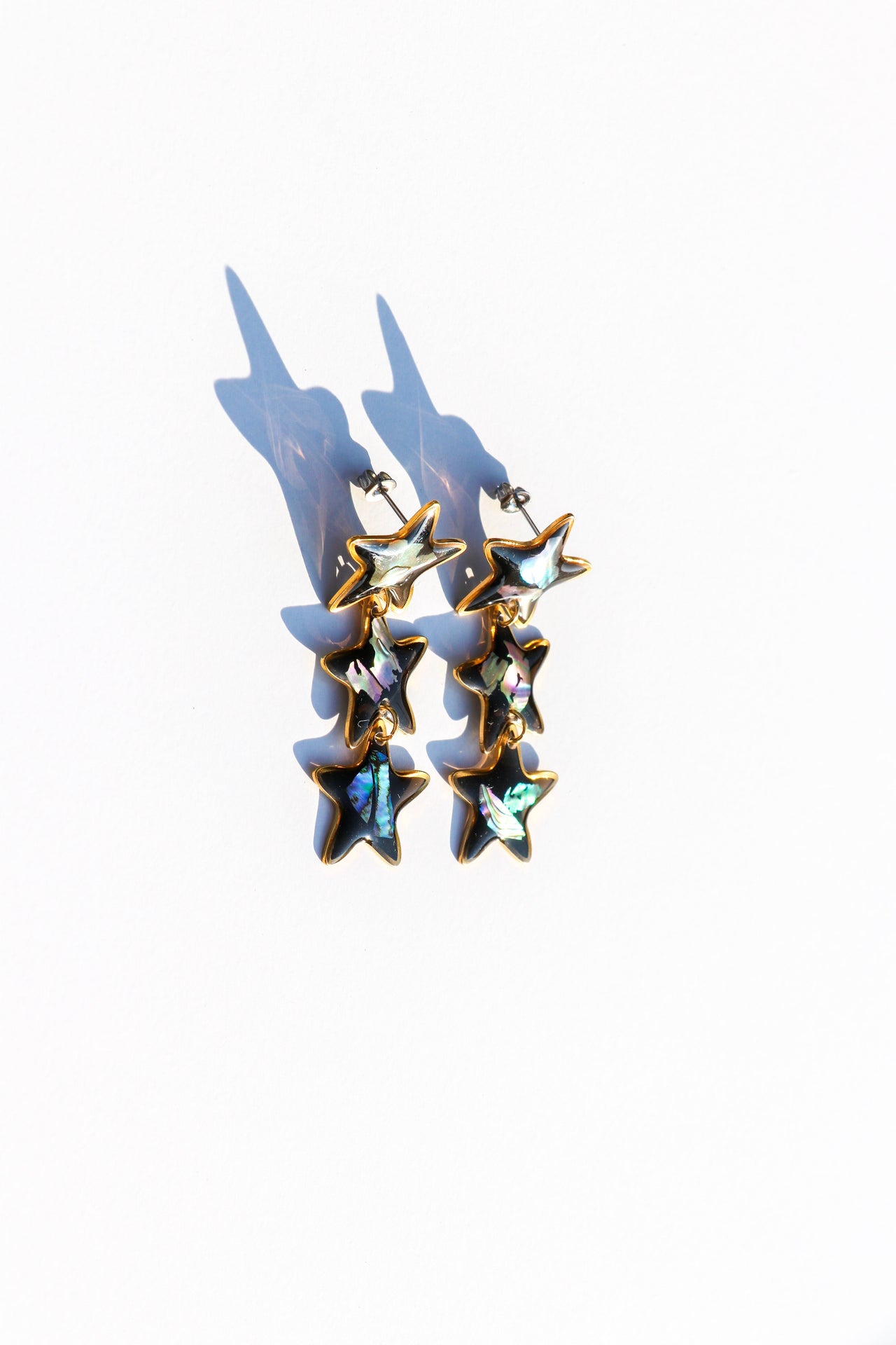 Mini Sirius Abalone Star Studs