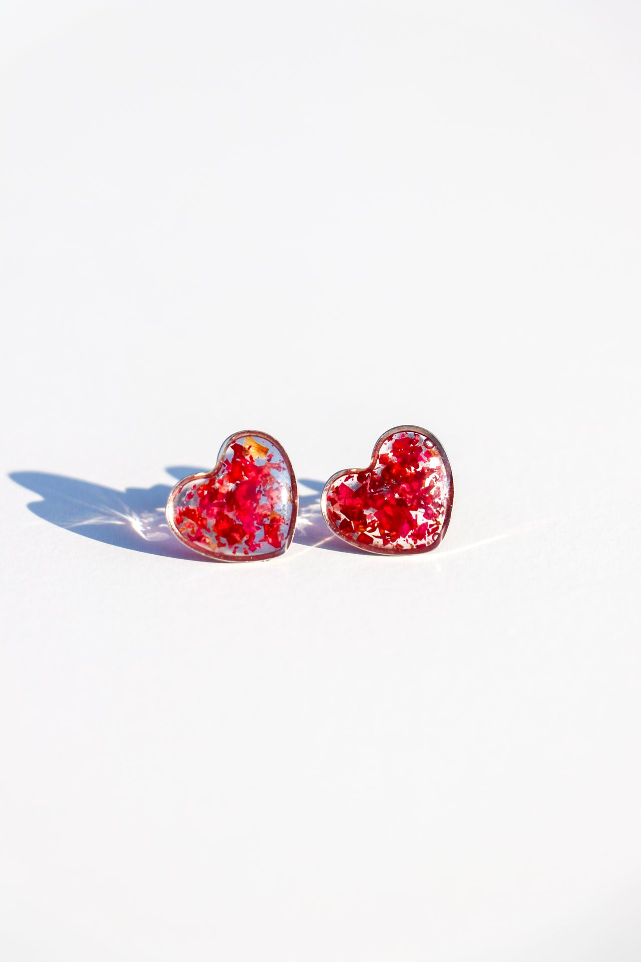 Cora Rose Heart Studs