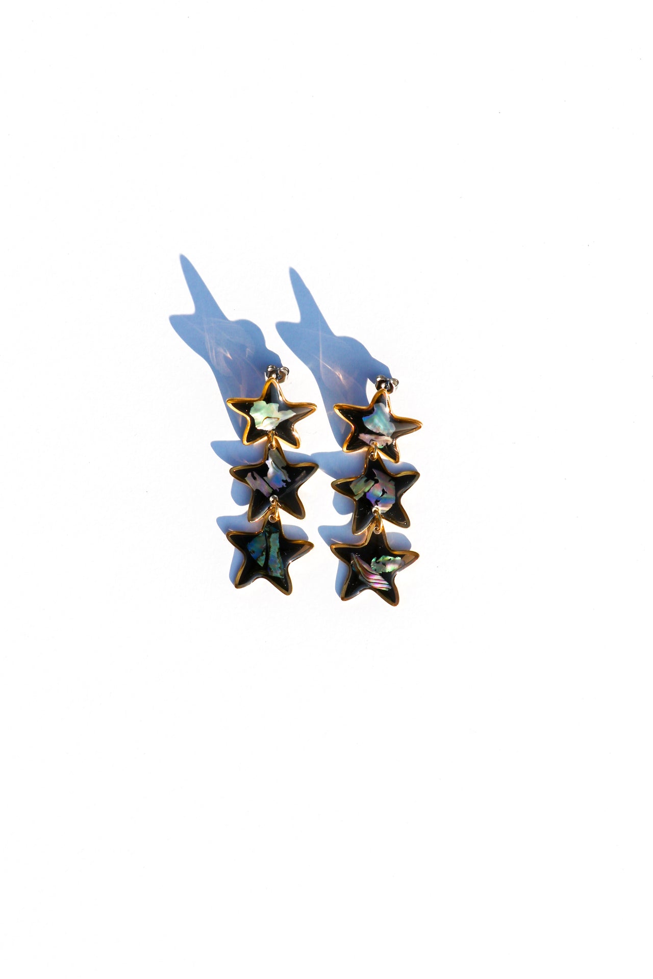 Mini Sirius Abalone Star Studs