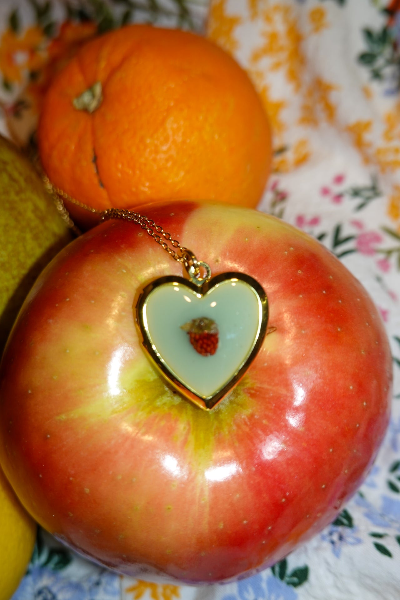 Wild Strawberry Necklace