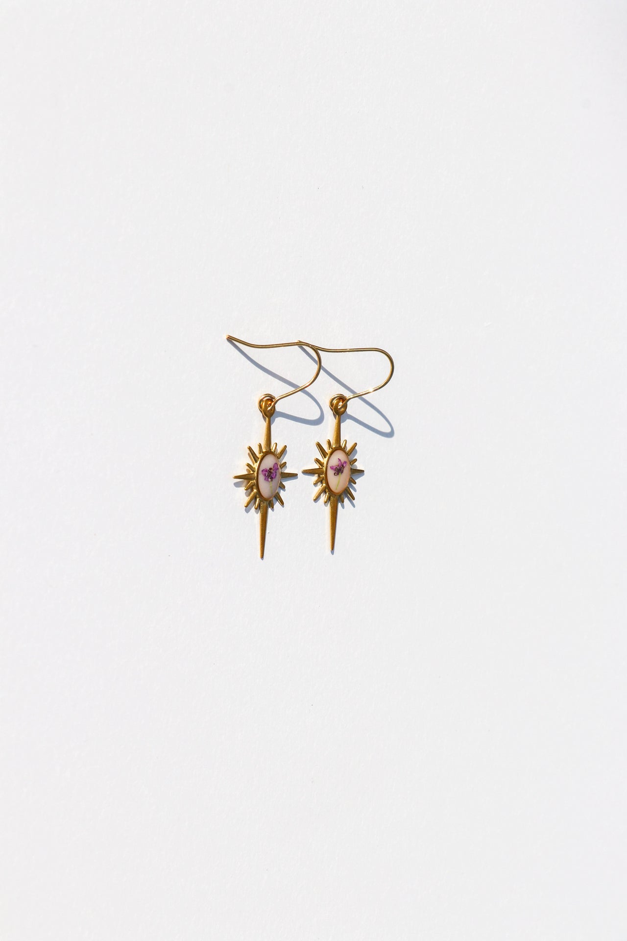 North Star Sweet Alyssum Earrings