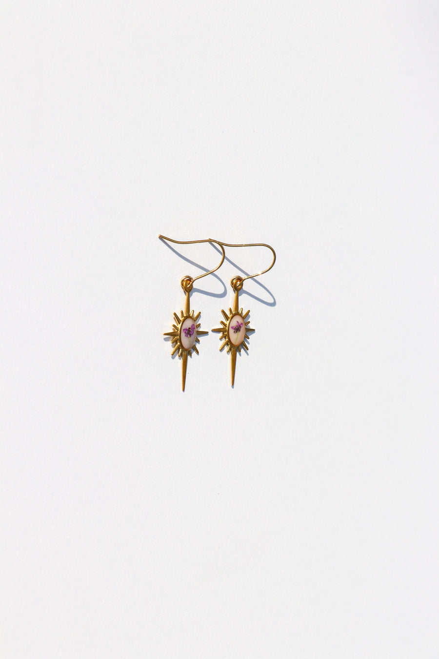 North Star Sweet Alyssum Earrings