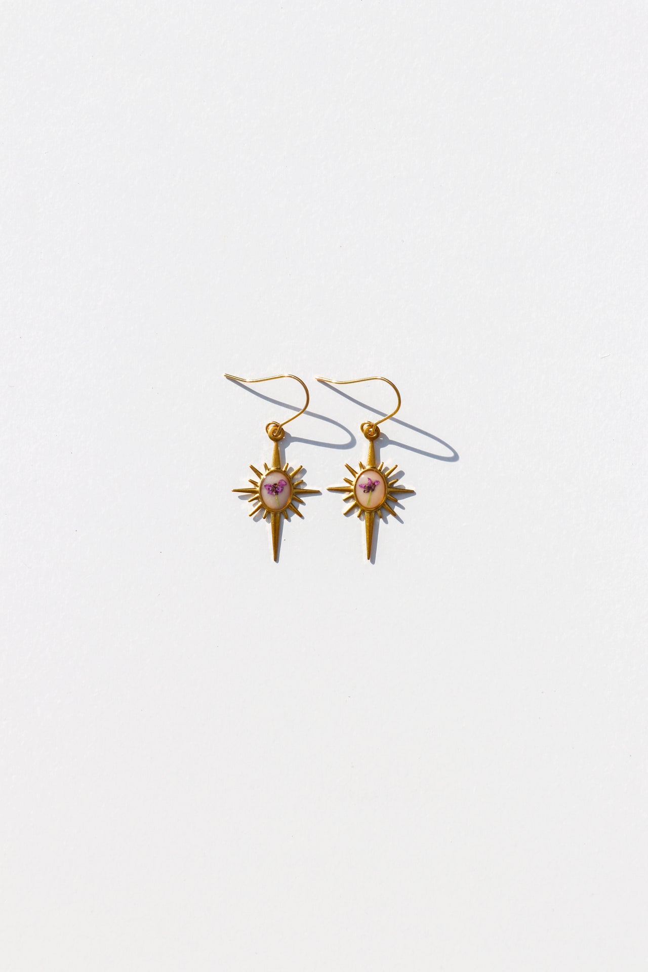 North Star Sweet Alyssum Earrings