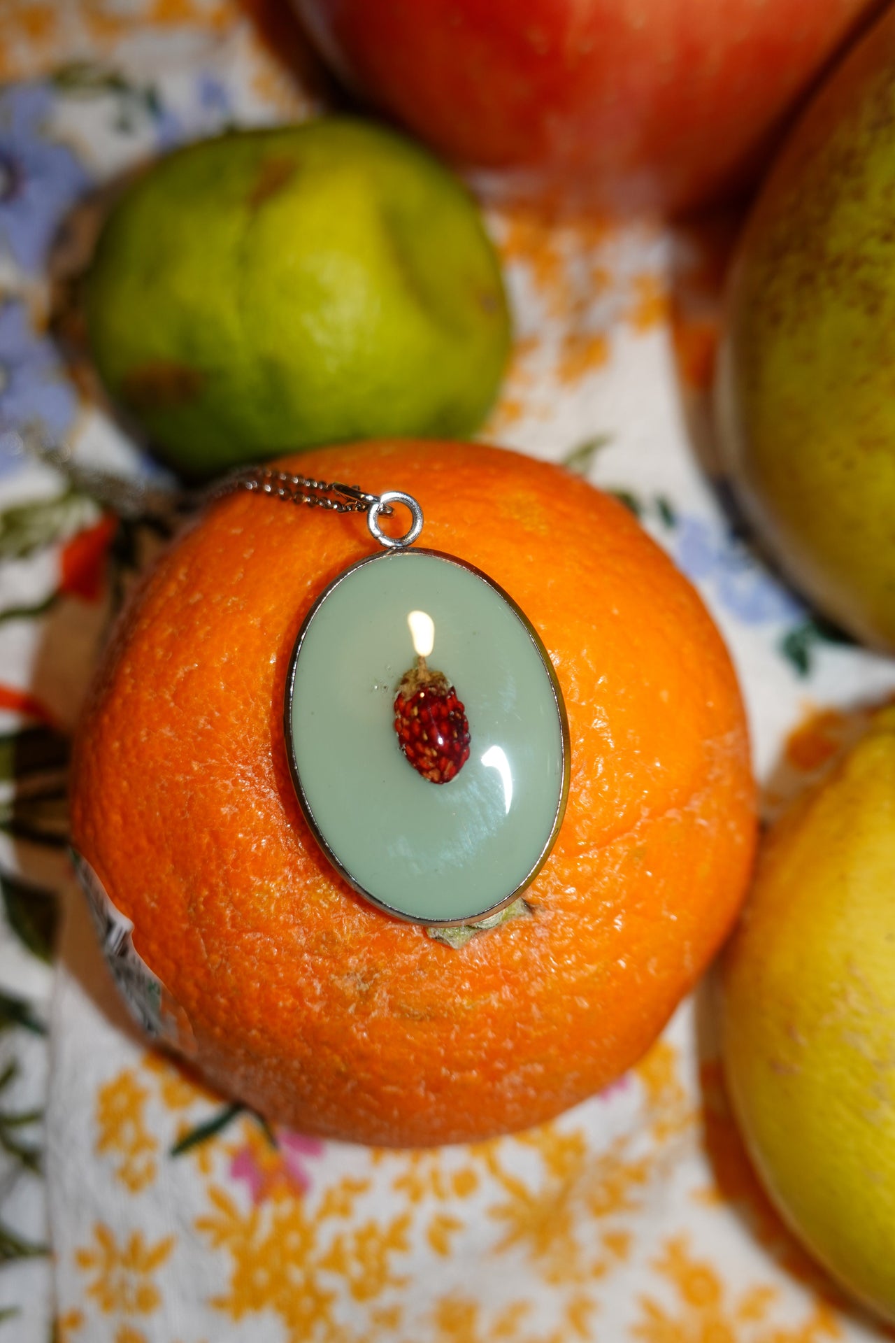 Wild Strawberry Locket