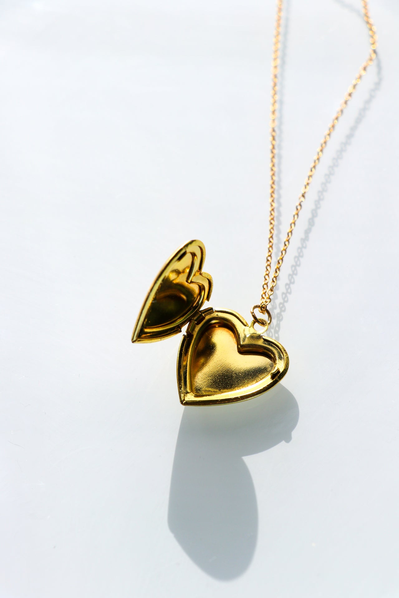 Heather Heart Locket Necklace